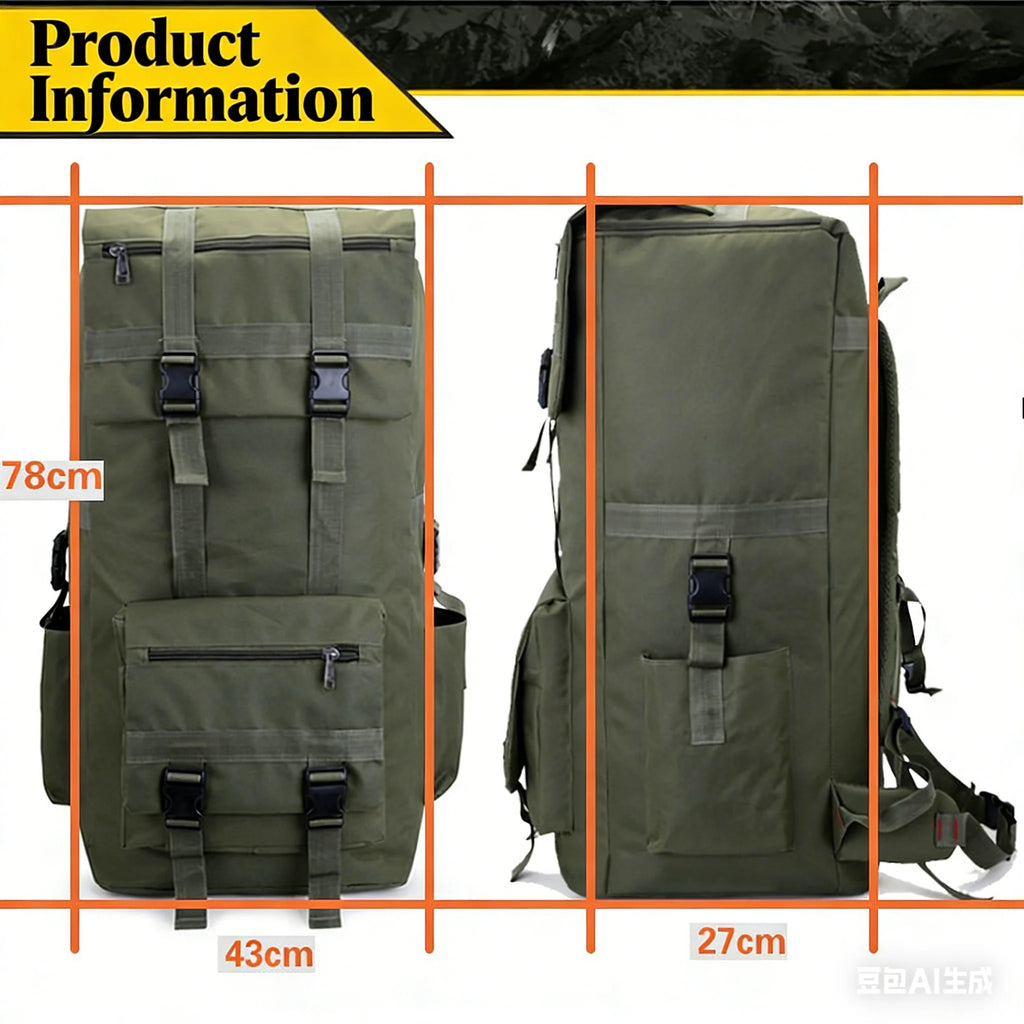 Ultimate 130L Waterproof Hiking Backpack