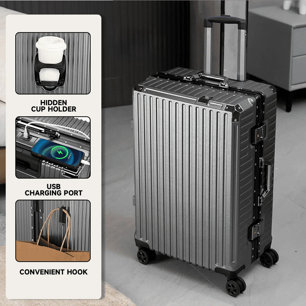 Premium Metal Suitcase